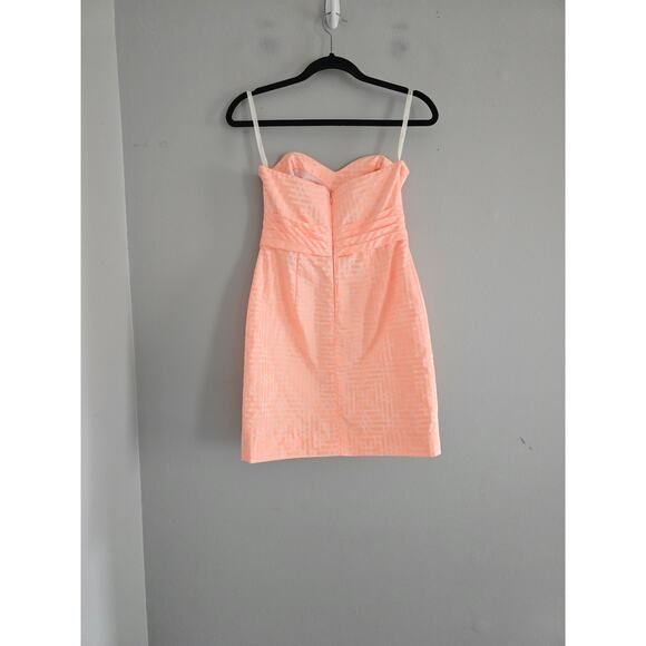 Shoshanna Neon Peach Tube Dress O - Picture 3 of 3